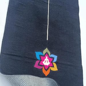 Yogamat-darkblue-cotton