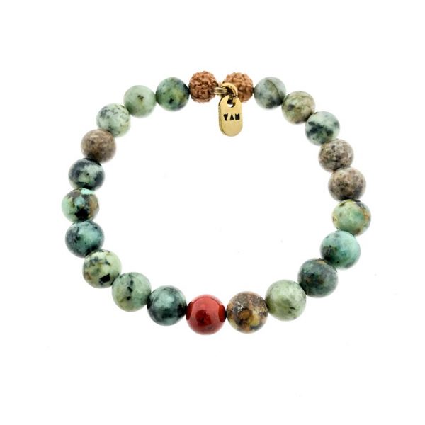 armband-bracelet-rudraksha-african-turquoise-afrikaans-turkoois-rood-red-jasper-jaspis