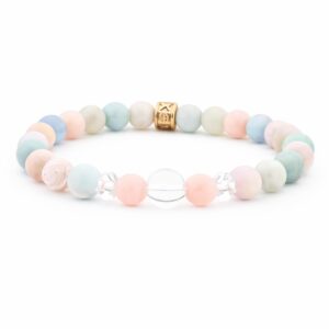 6mm Pure Morganiet & Bergkristal